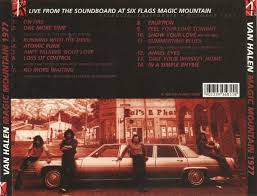 Magic Mountain Live 1977 back