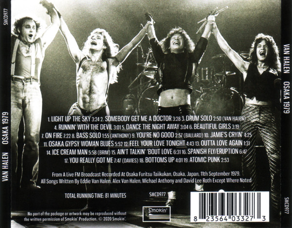 Osaka 1979 (The Japanese Broadcast) back